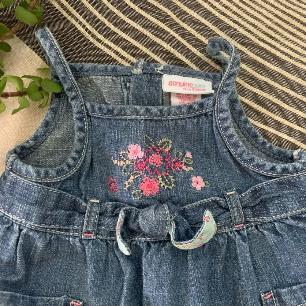 OshKosh B’gosh Embroidered Denim Dress
